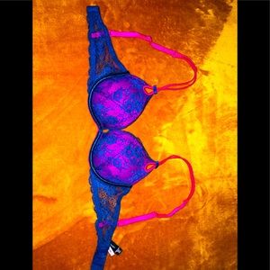 Sexy Blue Pink Victoria Secret Bra